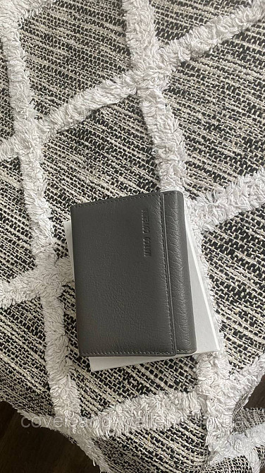 Маленький женский кожаный кошелек серого цвета с монетницей Marco Coverna Киев - изображение 9