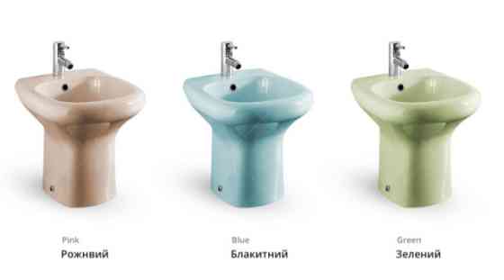 Біде підлогове RAK Ceramics Compact (RAK0001) Блакитний Вінниця