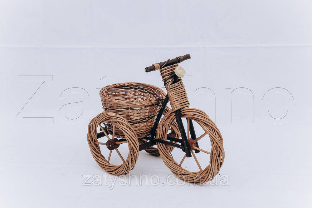 Кашпо под цветы плетеная трактор | подставка уличная под цветы велосипед | цветочная подставка на ул Киев - изображение 2