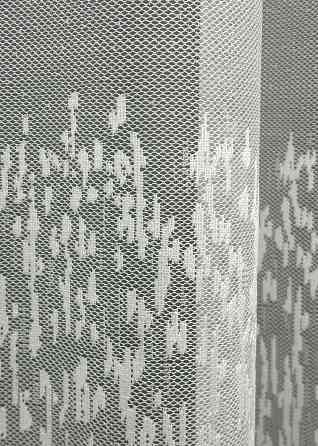 Тюль жаккард цвет белый с пудровым 1676т Киев