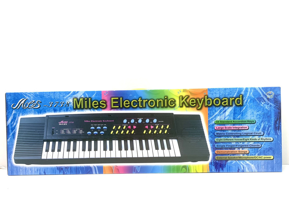 Синтезатор Limo Toy дитячий з мікрофоном та USB 44 клавіші Чорний (3738) Чернігів - фото 6