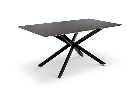 Стіл Грінвіч XS-1346, (160*90), чорний/мармур Київ