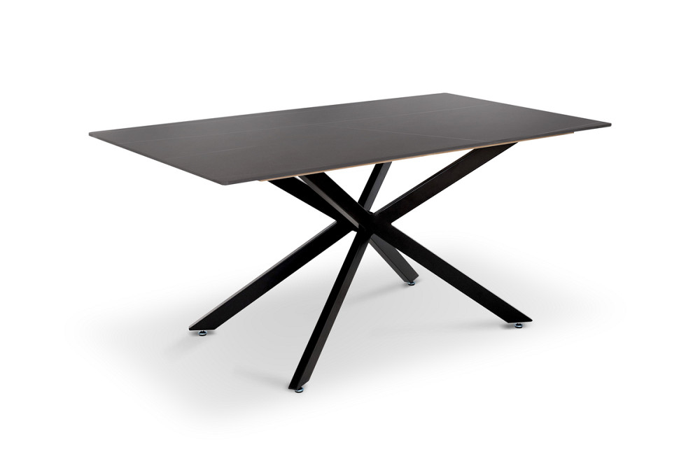 Стіл Грінвіч XS-1346, (160*90), чорний/мармур Київ - фото 1