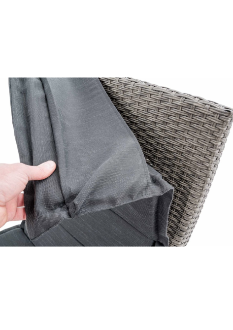 Садовий шезлонг Di Volio Ciampino сіро/графітовий Київ - фото 5