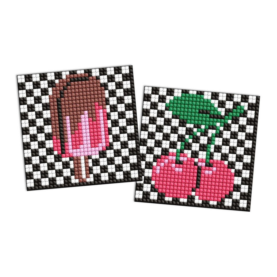 Алмазна мозаїка "LOL Surprise! Вишні і морозиво" AMG1109 на самоклеючій основі 9x9 см Вінниця - фото 1