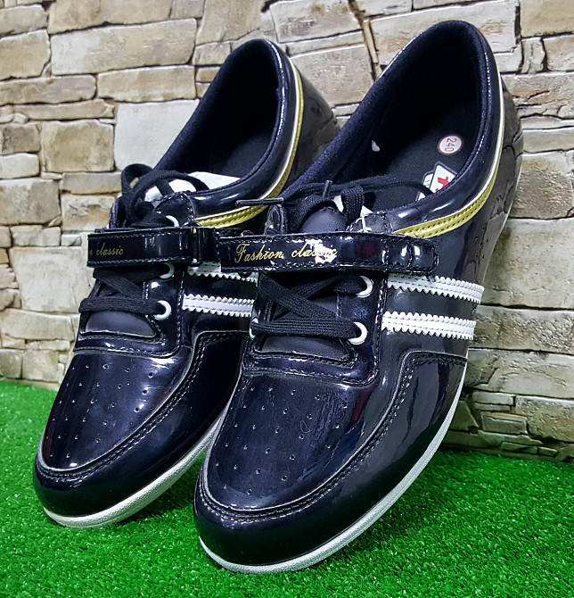 Женские слипоны Athletic, весна-осень,кожа Киев - изображение 1