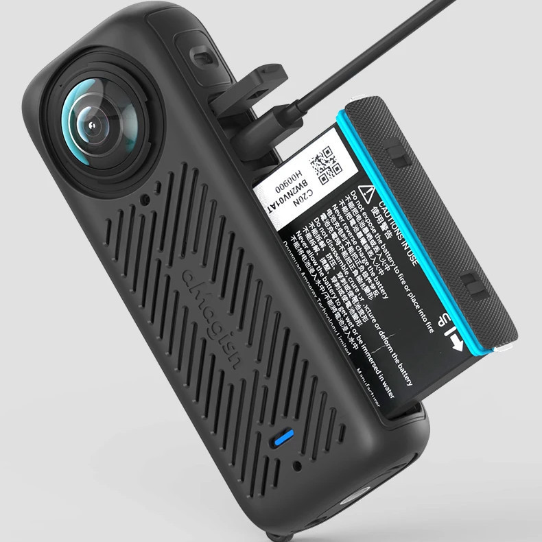 Чохол для Insta360 X4 силіконовий з ковпачком ремінцем aMagisn AD05-A1 Київ - фото 5