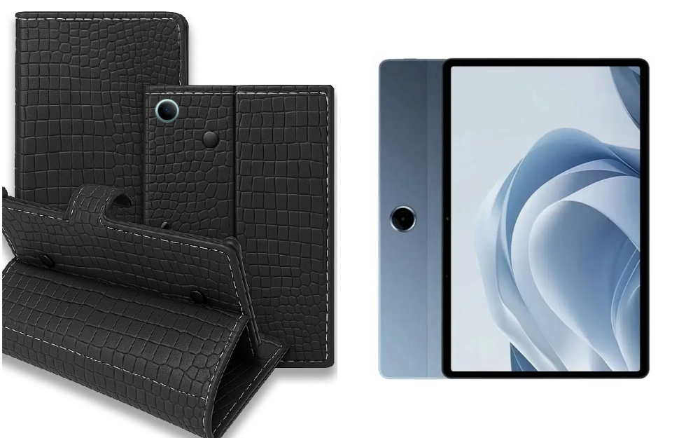 Книга-трансформер для планшета OPPO Pad SE, цвет Black Krokodil Black Киев - изображение 1