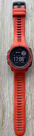 СМАРТ - Часы: Garmin Instinct Solar Flame Red. Киев