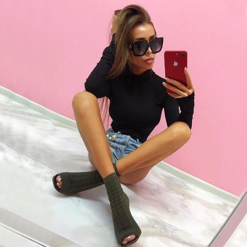 Боди женский тонкий черный Киев - изображение 7