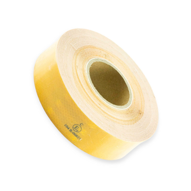 Лента 5см х 50м (желтая) светоотражающая Мукачево - изображение 1