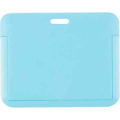 Бейдж Axent слайдер горизонтальний, 85х54мм ,блакитний (4500H-22-A) Вінниця