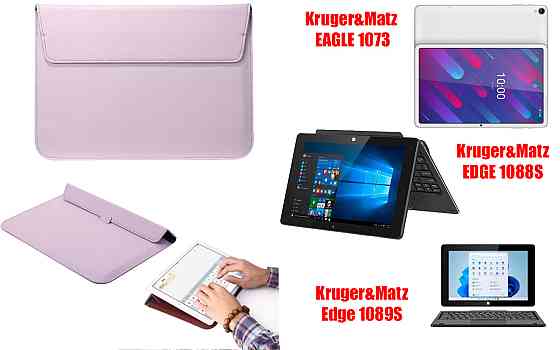 Чохол-конверт VitoCase для Kruger&Matz EAGLE 1073, EDGE 1088S, Edge 1089S, з функцією підставки для планшета Фіолетовий Київ
