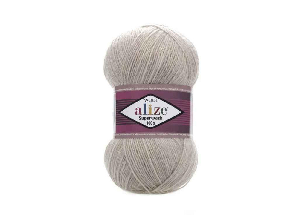 Пряжа Superwash Comfort арт.152 5шт/уп бежевый 25% полиамид 75% шерсть 100г 420м ТМ ALIZE Киев - изображение 1