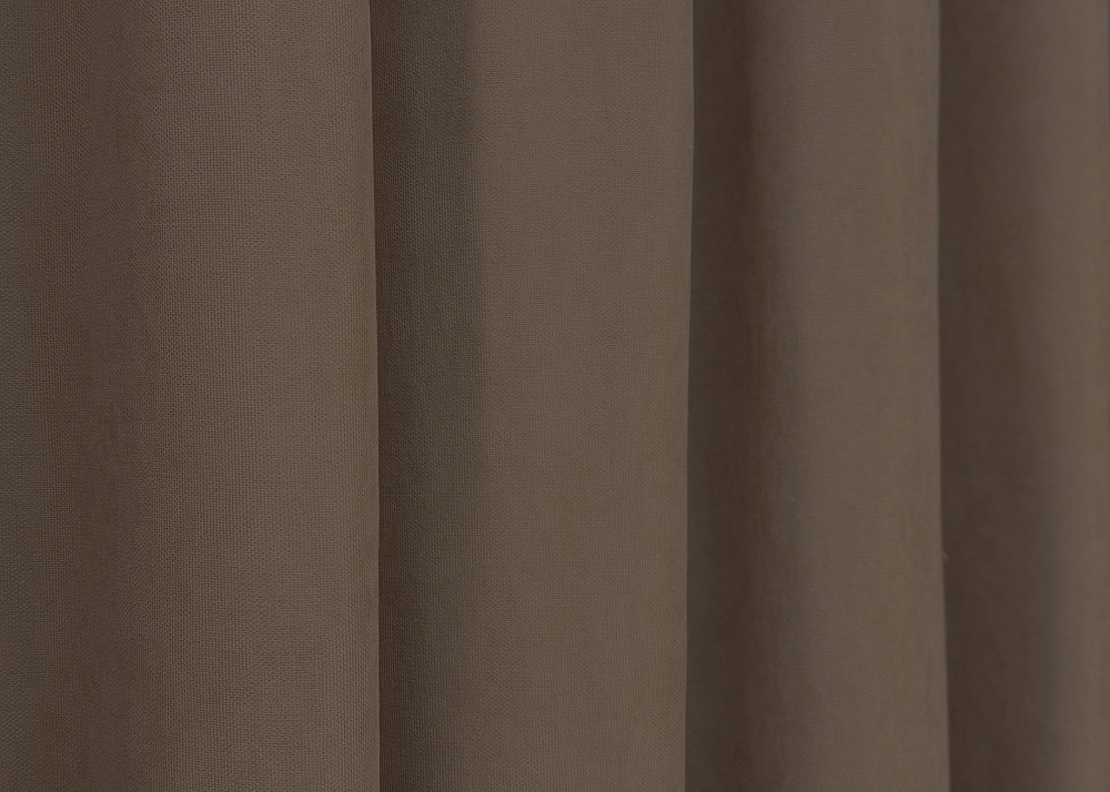 Комплект коротких штор VR-Textil Мікровелюр Petek YL № 1802ш Коричневий  130х170 см 2 шт (35-0384) Київ - фото 6