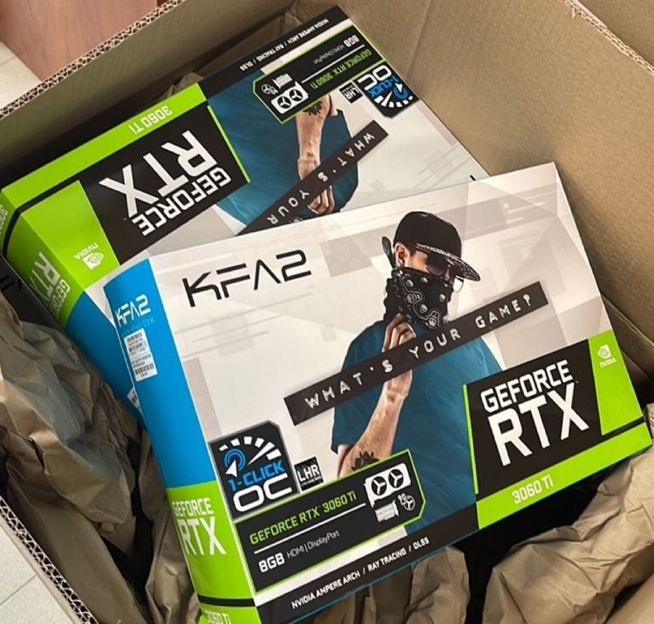KFA2 GeForce RTX 3060 Ti 1-Click OC 8GB GDDR6 3060Ti видеокарты. Киев - изображение 1