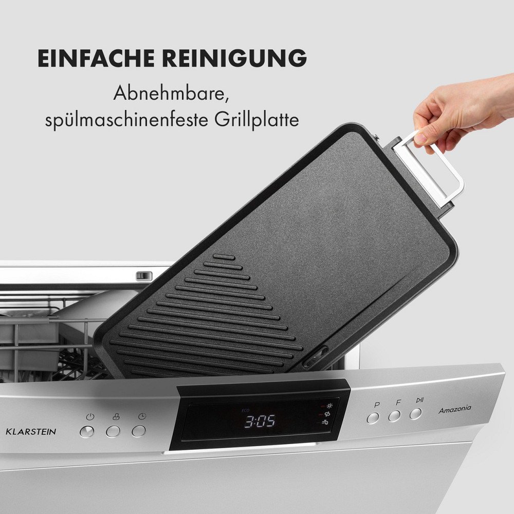 Электрический настольный гриль Charleroi Turbo 2000 Вт DuoGrill Concept с антипригарным покрытием 50,8x25,4 см Ровно - изображение 6