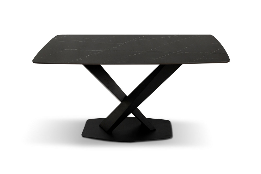 Стіл БІНГО 140*80, кераміка чорний мармур Київ - фото 3