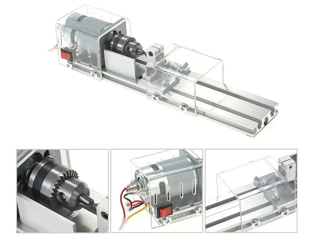 Мини токарный станок по дереву 100 Вт, сетевой, для моделизма и изготовления бусин Киев - изображение 5