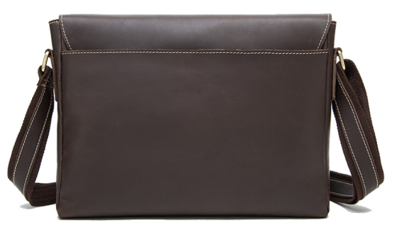 Сумка чоловіча горизонтальна на плече Коричнева (Vintage) Київ