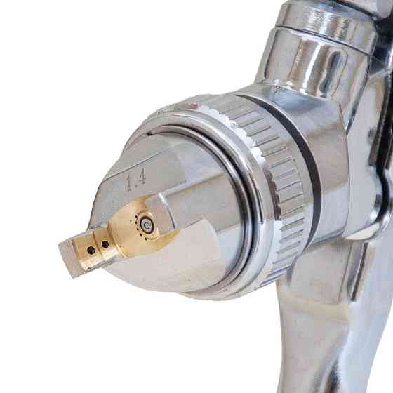 Фарборозпилювач HVLP Ø1.4 мм 140-280 л/хв 3бар в/б (пласт) хром SIGMA (6812051) Київ
