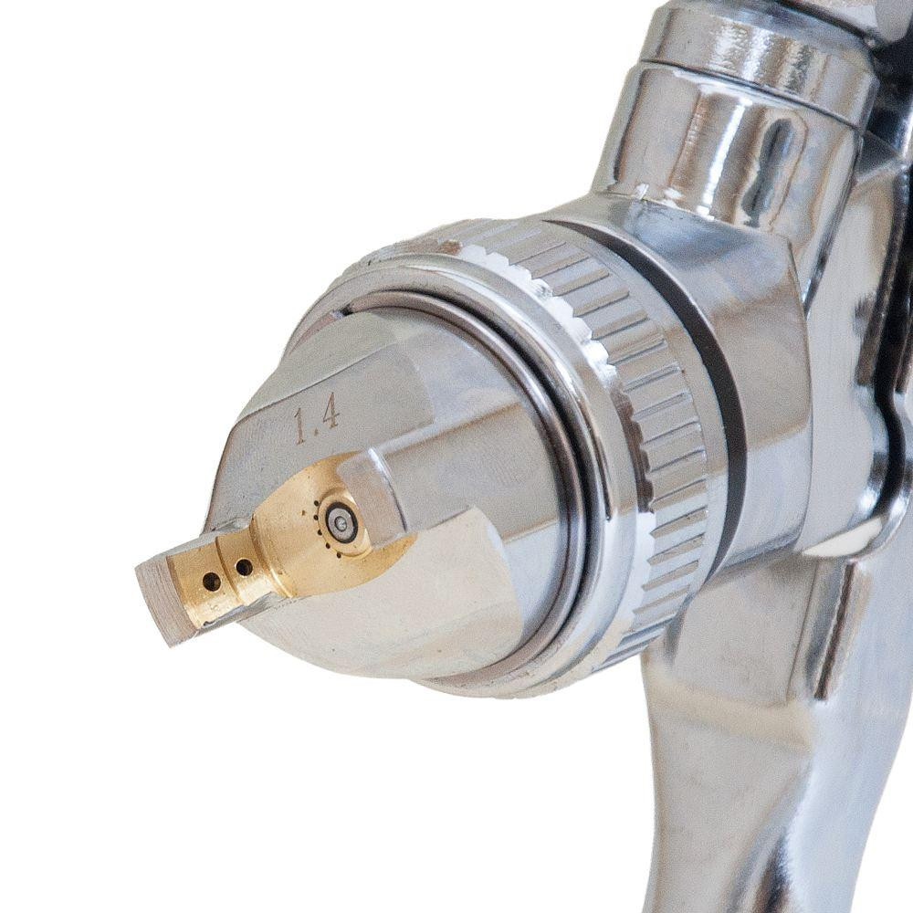 Фарборозпилювач HVLP Ø1.4 мм 140-280 л/хв 3бар в/б (пласт) хром SIGMA (6812051) Київ - фото 4