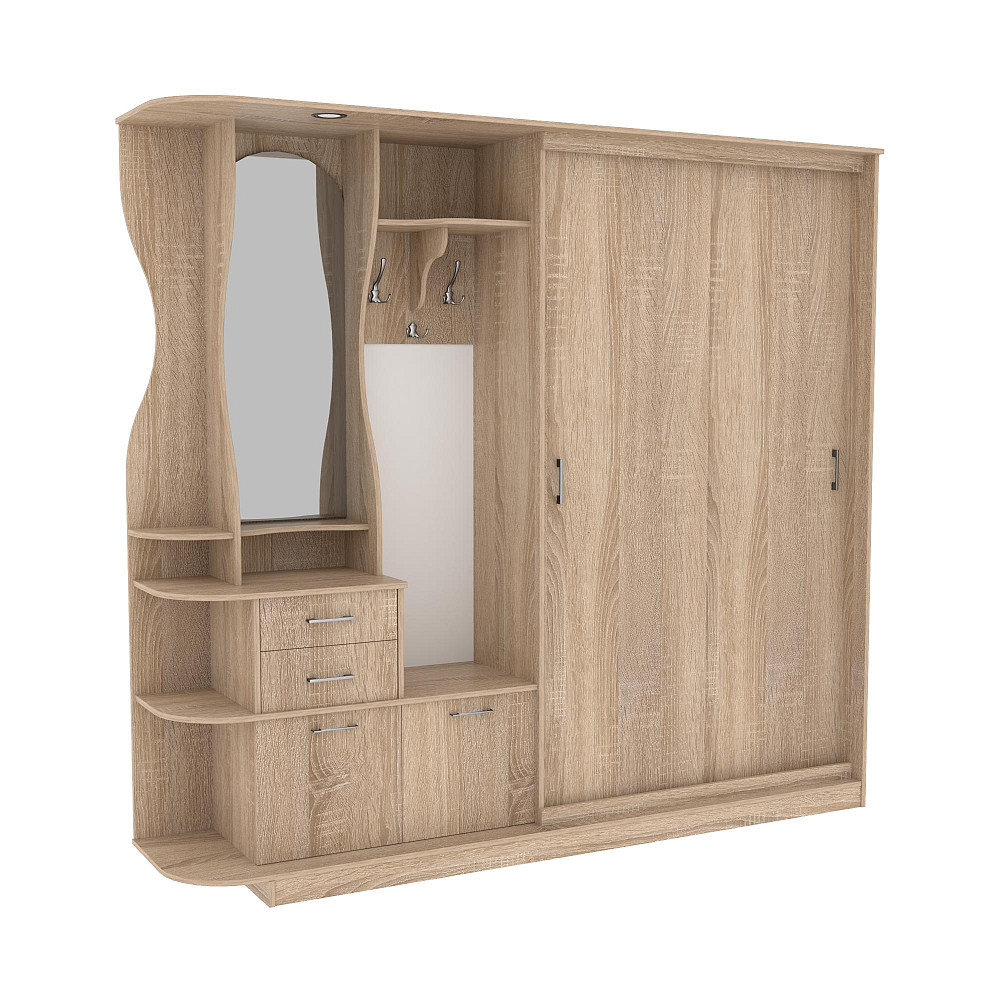 Прихожая Люкс-купе LUX, Дуб Сонома, 2200/400/2100 Львов - изображение 1