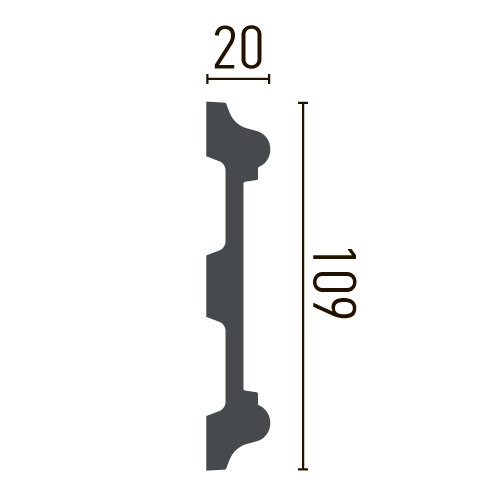 Молдинг полиуретановый гладкий Gaudi Decor CR 692 Днепр