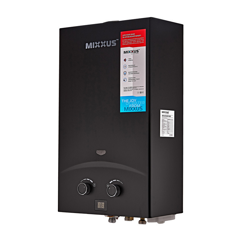 Газова колонка MIXXUS GWH-0210 BASIC BLACK димохідна 10 л/хв    ( WH0023 ) 30788 Харків - фото 4
