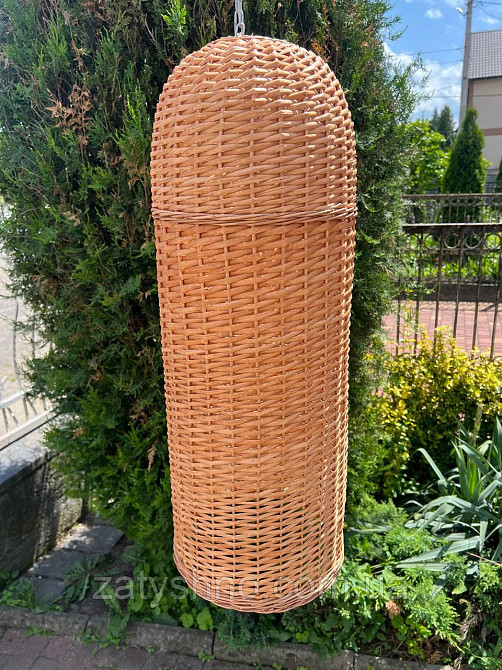 Длинный абажур из лозы Киев - изображение 10