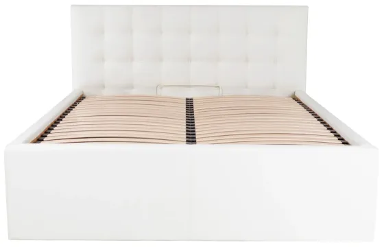 Кровать Двуспальная Chester VIP с высокими царгами 180 х 190 см Fly 2200 С дополнительной металлической цельносварной рамой Белый Киев