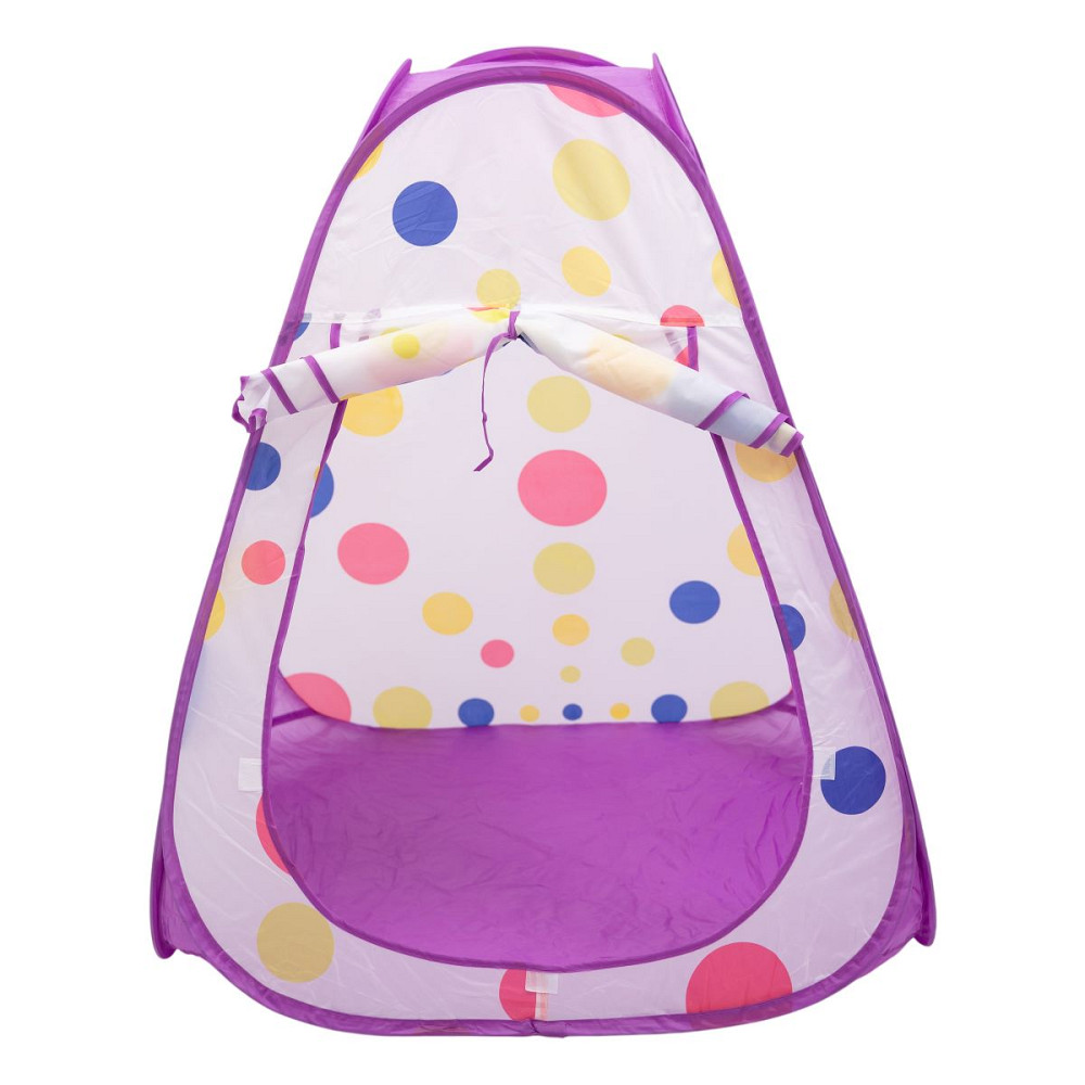 Намет дитячий 3 в 1 70×70×90 см ігровий намет з тунелем і басейном Фіолетовий HP-S-4NDV Коломыя - изображение 3