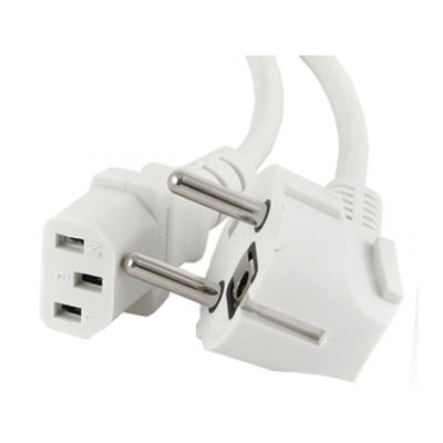 Кабель питания C13 1.8m white Cablexpert (PC-186W-VDE) Винница - изображение 1