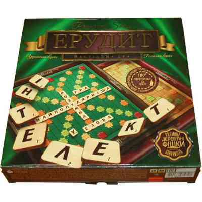 Настольная игра Danko Toys Эрудит Premium series (Erudite Premium series) (укр - рус.) (G-ER-U-01) Винница
