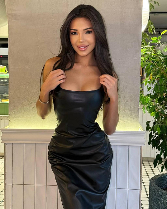 Привабливе жіноче вечірнє плаття з екошкіри. 46/48 Одеса - фото 3