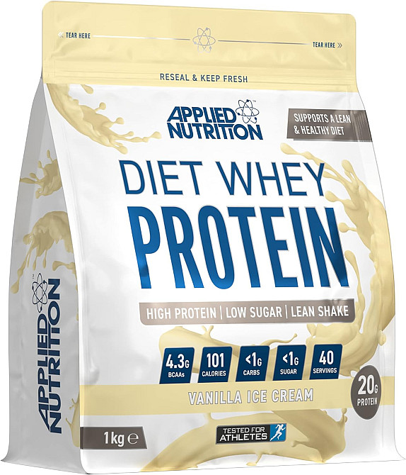 Протеїн Applied Nutrition Diet Whey High Protein Powder (1 kg - 40 Servings) (Vanilla Ice Cream) Луцьк - фото 1