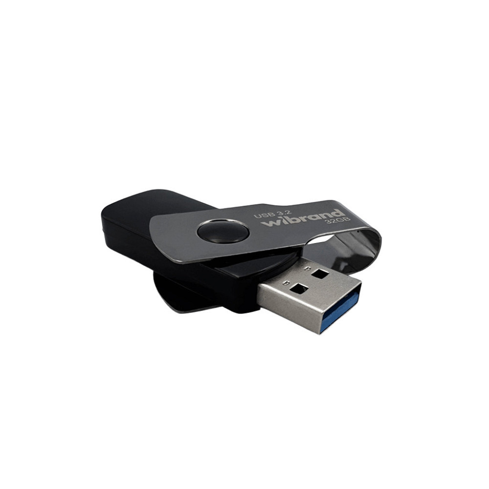 Флеш-накопичувач Wibrand USB 3.2 Gen1 Lizard 32GB Black Одеса - фото 1