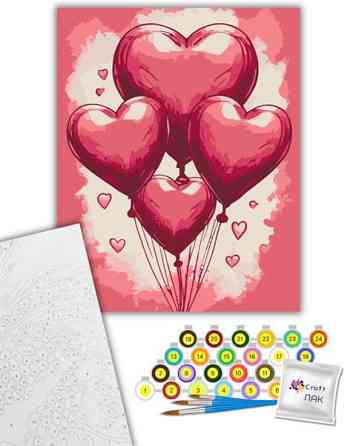 Картина по номерам ArtCraft Шарики любви 40х50 см (16507-AC) Харьков