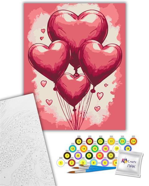 Картина по номерам ArtCraft Шарики любви 40х50 см (16507-AC) Харьков - изображение 5