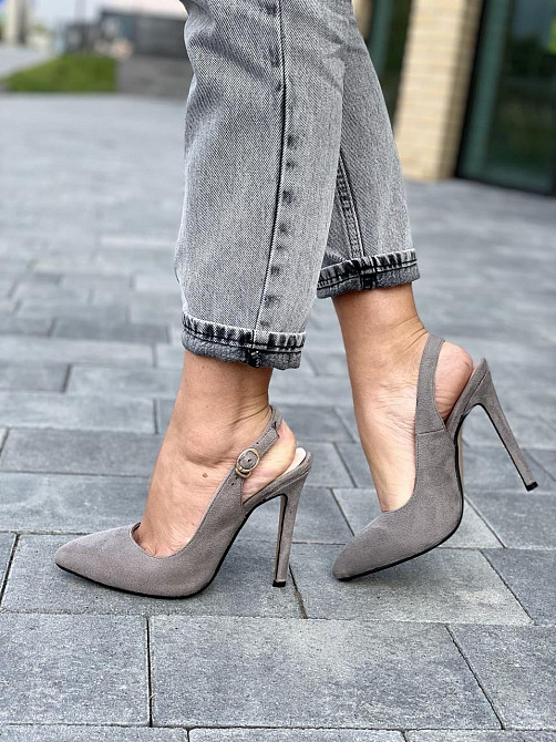 LENA MELIANI Босоніжки жіночі LENA MELIANI F905-V236 сірі (літо, еко-замша) (3661) 35-39 Коломия - фото 2