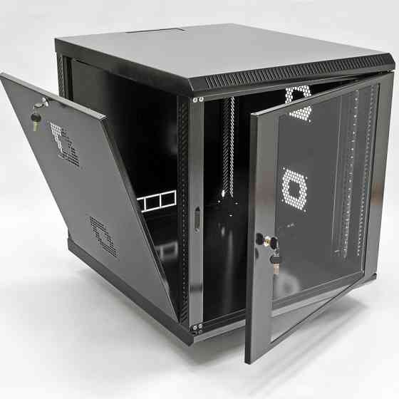 Шафа серверна CMS 12U 600 х 700 х 640 UA-MGSWA127B для мережевого обладнання Київ