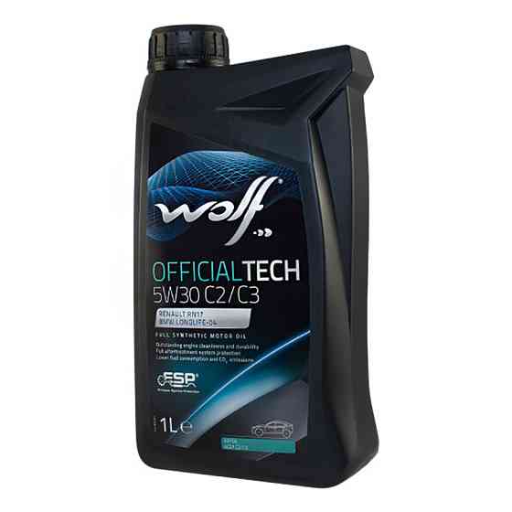 Моторне масло Wolf Official Tech C2/C3 5W-30 1л Львів