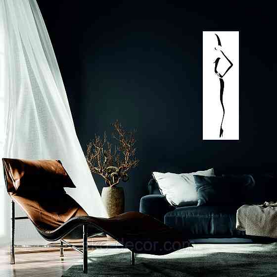 Декоративне настінне Панно «Силует жінки», Декор на стіну Київ