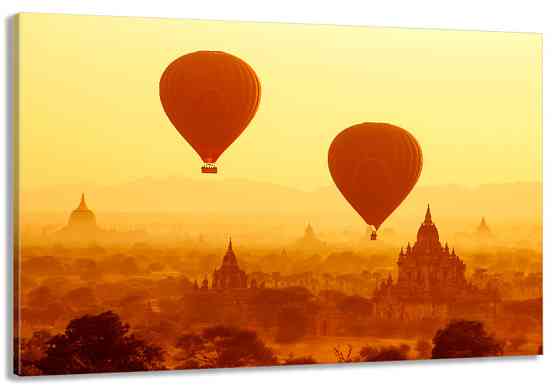 Картина холст в гостиную / спальню   Повітряна куля    MLP_228 50x100 см Киев