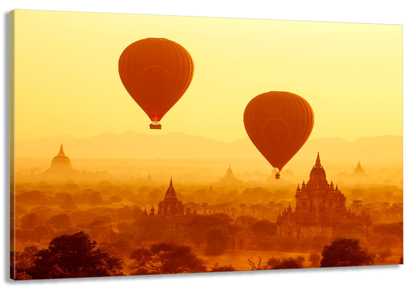 Картина холст в гостиную / спальню   Повітряна куля    MLP_228 50x100 см Киев - изображение 1