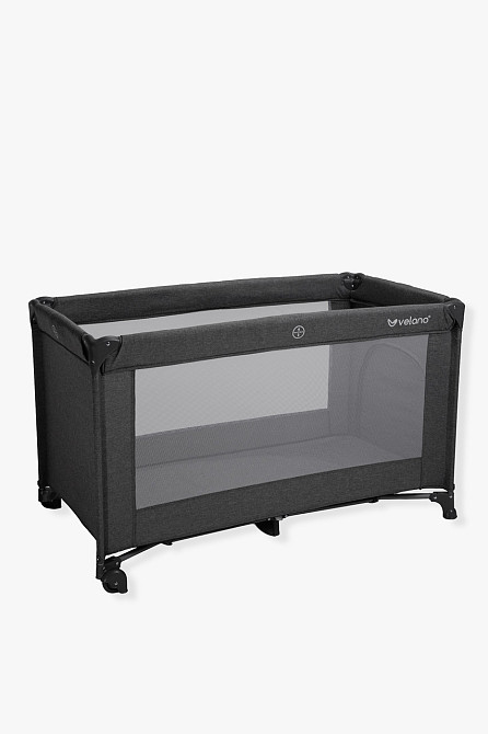 Ліжко-манеж дитяче з другим ярусом та пеленатором VELANO Tino, dark grey Київ - фото 9