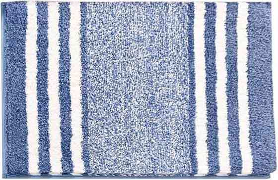Коврик для ванной и душа коврик для ног в ванную комнату,микрофибра,атискользящий 50х80 см,в полоску Кам'янець-Подільський