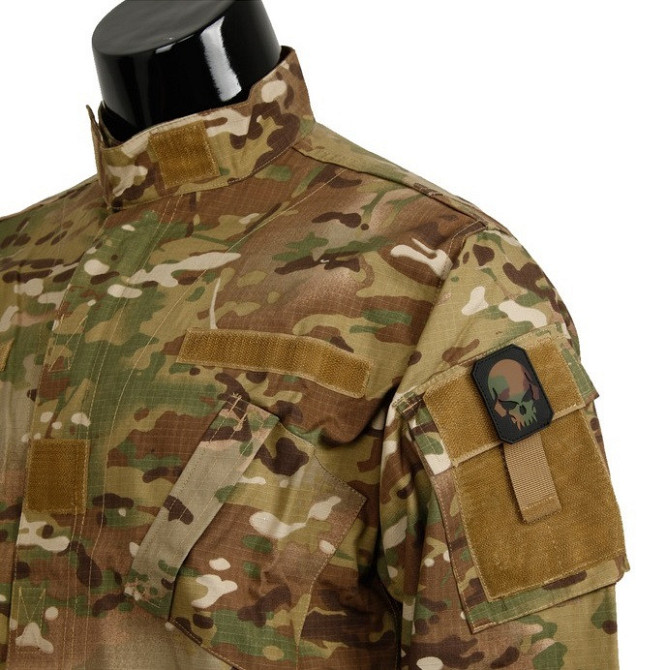 Шеврон 3D PVC на липучці Mil-Tec 16832020 "Skull" Череп (Патч ,Нашівка ,Емблема) Woodland Нововолинськ - фото 4