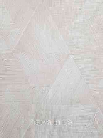 Шпалери метрові вінілові на флізеліні Sintra Vila геометрія фігури трикутники 3д бежеві 535608 Київ
