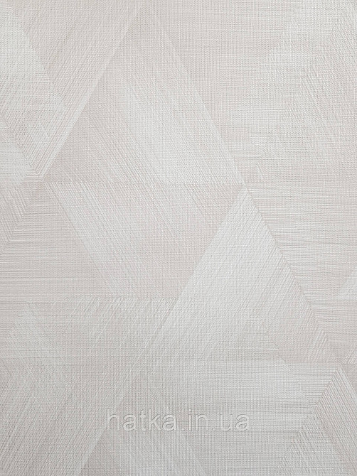 Шпалери метрові вінілові на флізеліні Sintra Vila геометрія фігури трикутники 3д бежеві 535608 Київ - фото 2